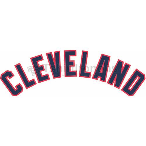 Cleveland Indians T-shirts Iron On Transfers N1545